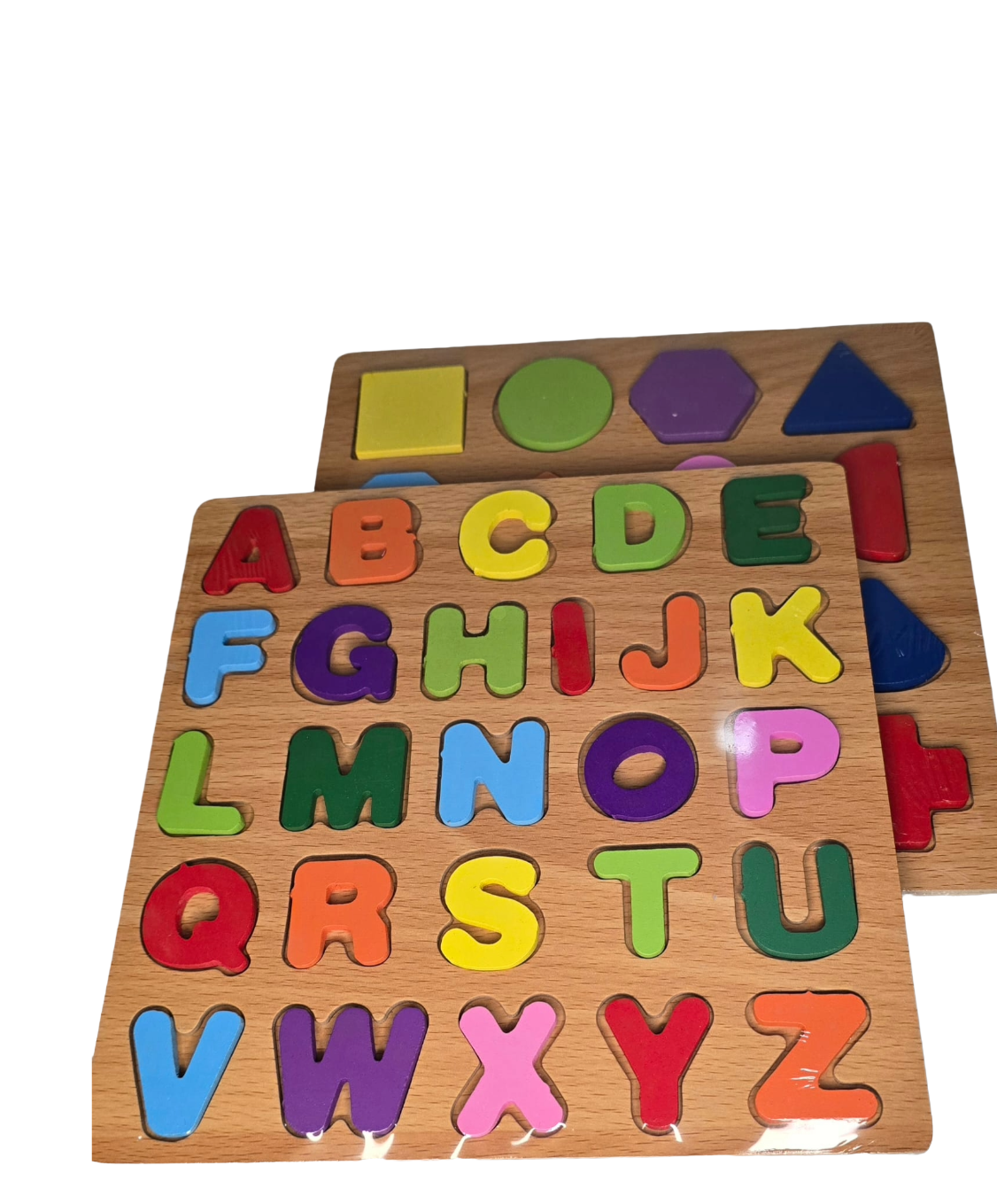 Alphabet & Shapes Puzzle Combo