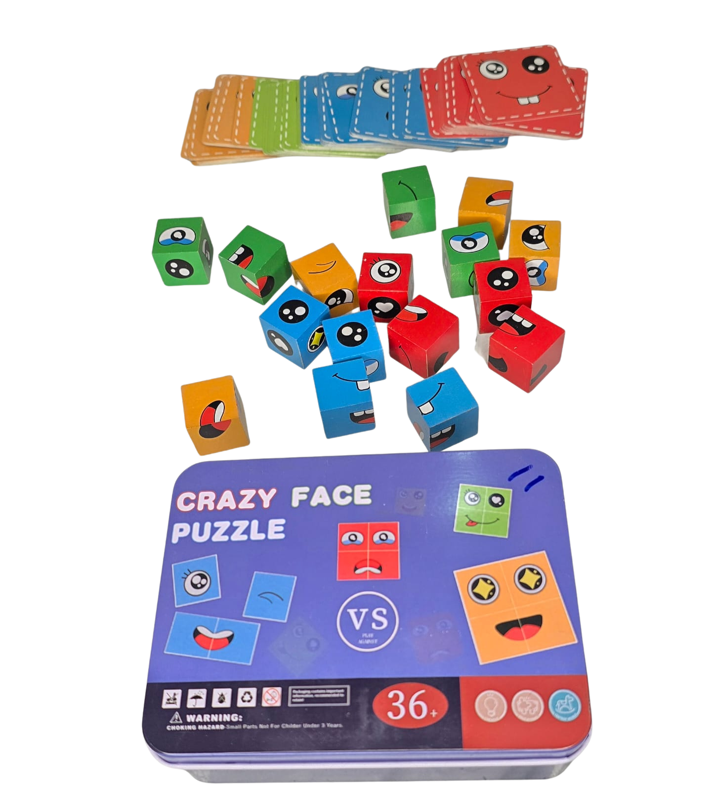 Face Changing Wooden Rubik's Cube