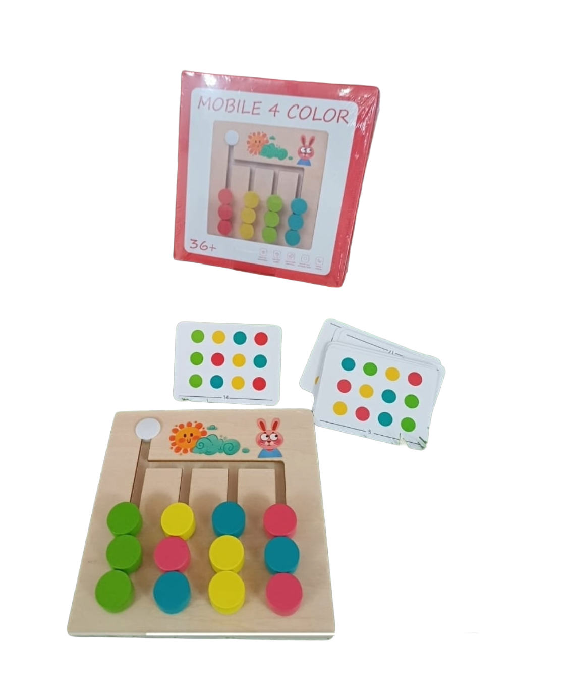 Mobile Four Color Game – Learning Toy for Kids 🎮🌈