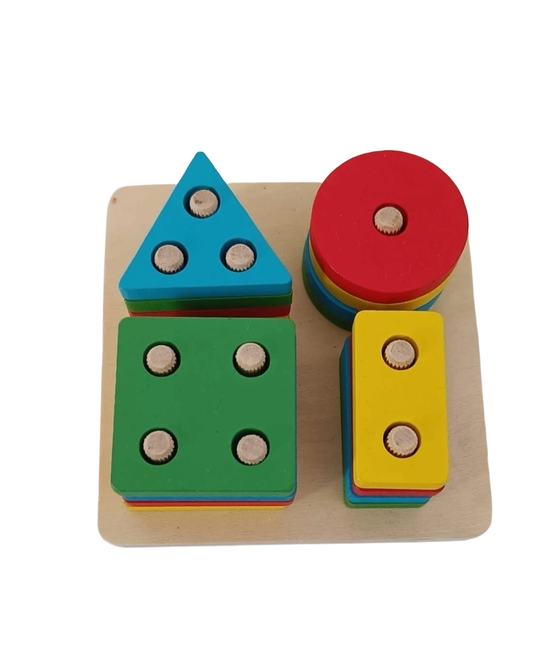 Shape Sorter - Montessori Wooden Puzzle Toy for Kids