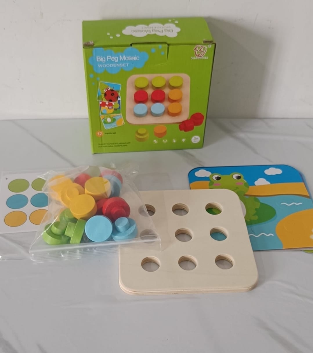 Big Peg Mosaic Puzzle