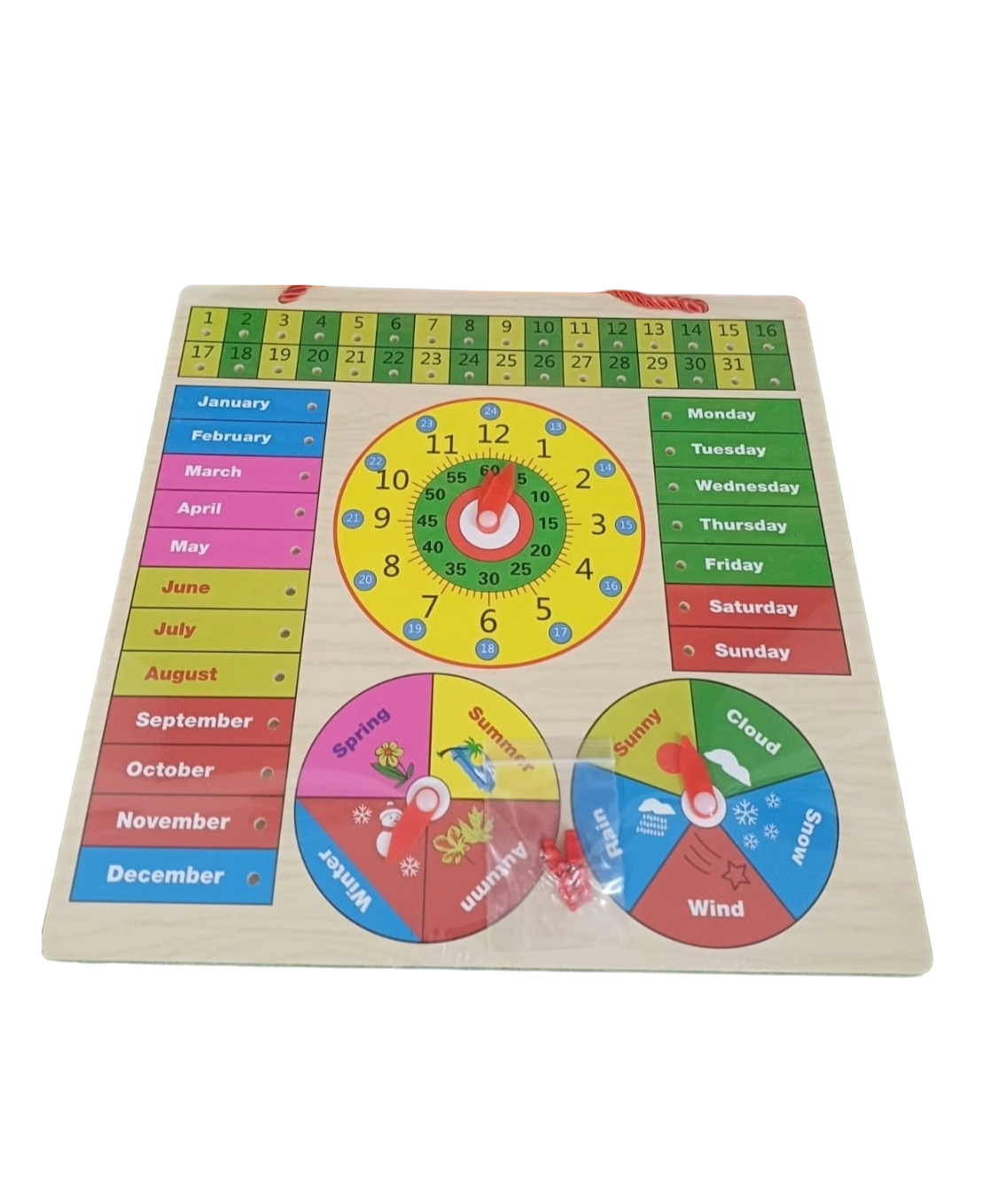 Wooden Calendar - All in One